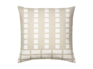 Квадратная подушка из хлопка с геометрическим рисунком