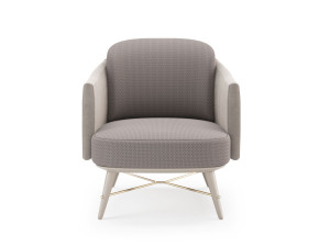 Тканевое кресло с подлокотниками