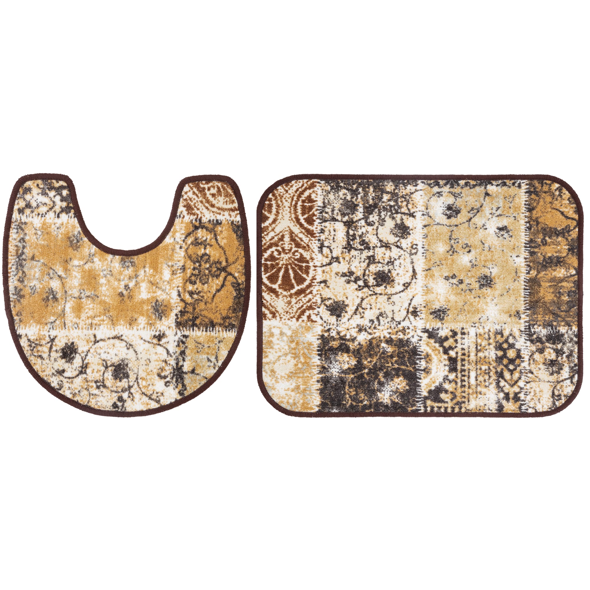 84621345 Набор ковриков для ванной комнаты и туалета, 2 шт. б/с Santreyd 