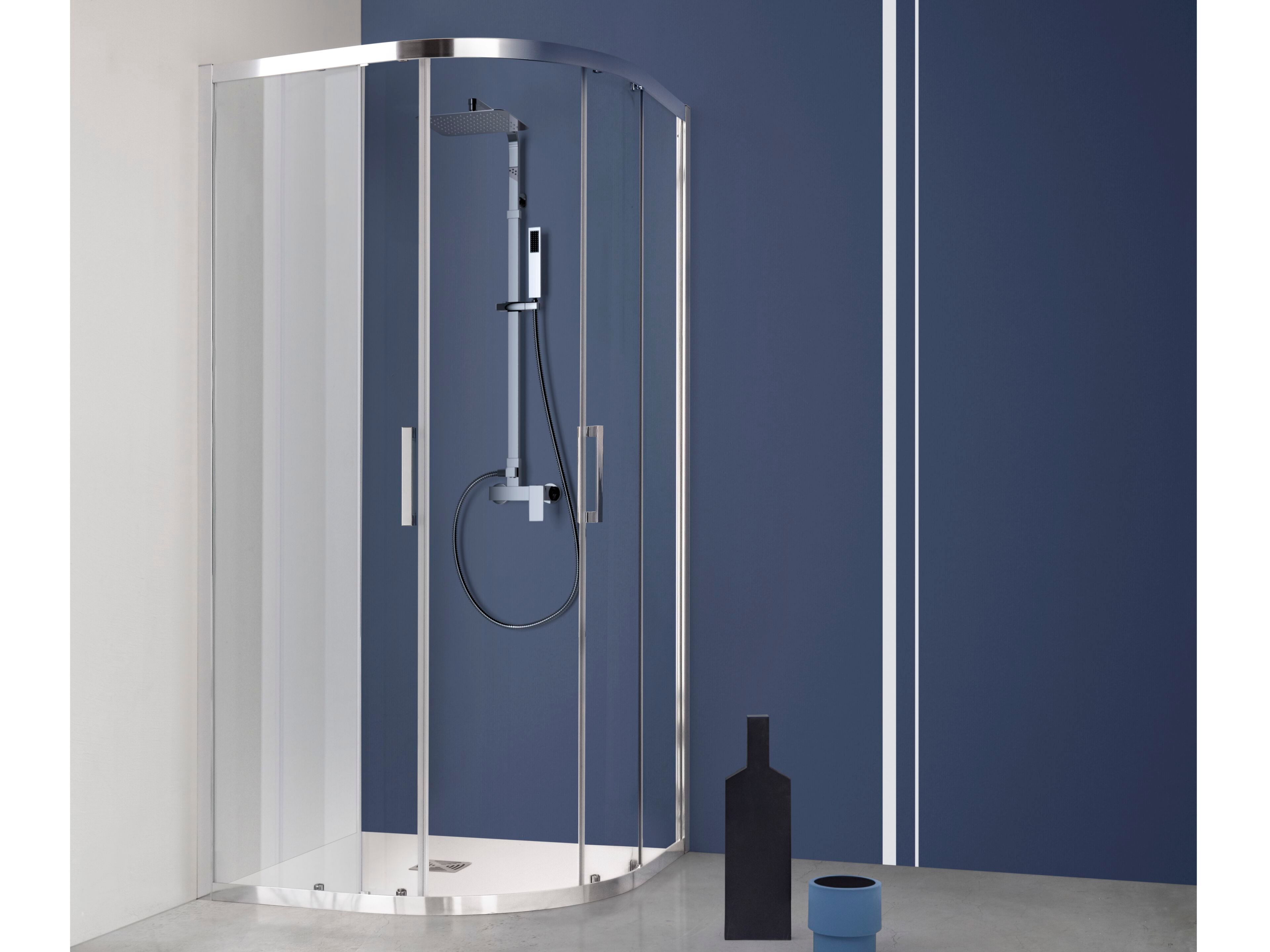 Полукруглая душевая кабина из алюминия и стекла TAMANACO FS40 ARCH-00125058