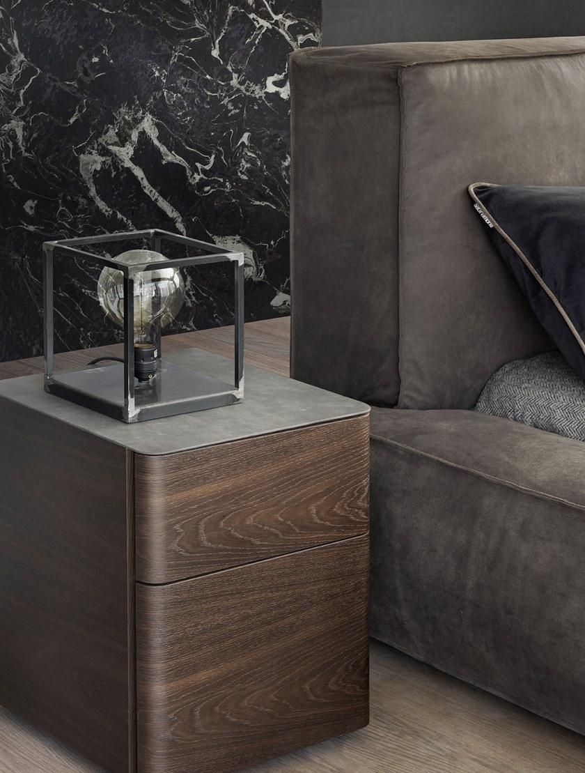 OLIVIERI Мягкая кровать со съемным чехлом из ткани sun-id-1442095 - Вид №4