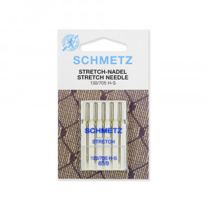 130/705H-S Иглы для быт. шв. машин Иглы стретч 5 шт №65 Schmetz