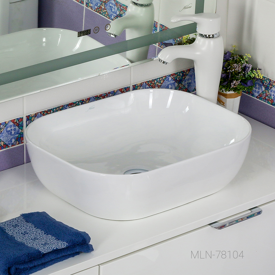 Накладная раковина melana mln-78104 78104-805 - Вид №1