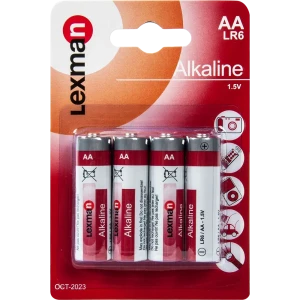 Батарейка алкалиновая Lexman AA 4 шт.