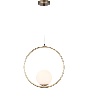 Светильник подвесной Francene TL1227H-01GD, 1 лампа, 8 м², цвет золотой/белый 82810863 STLM-2010266