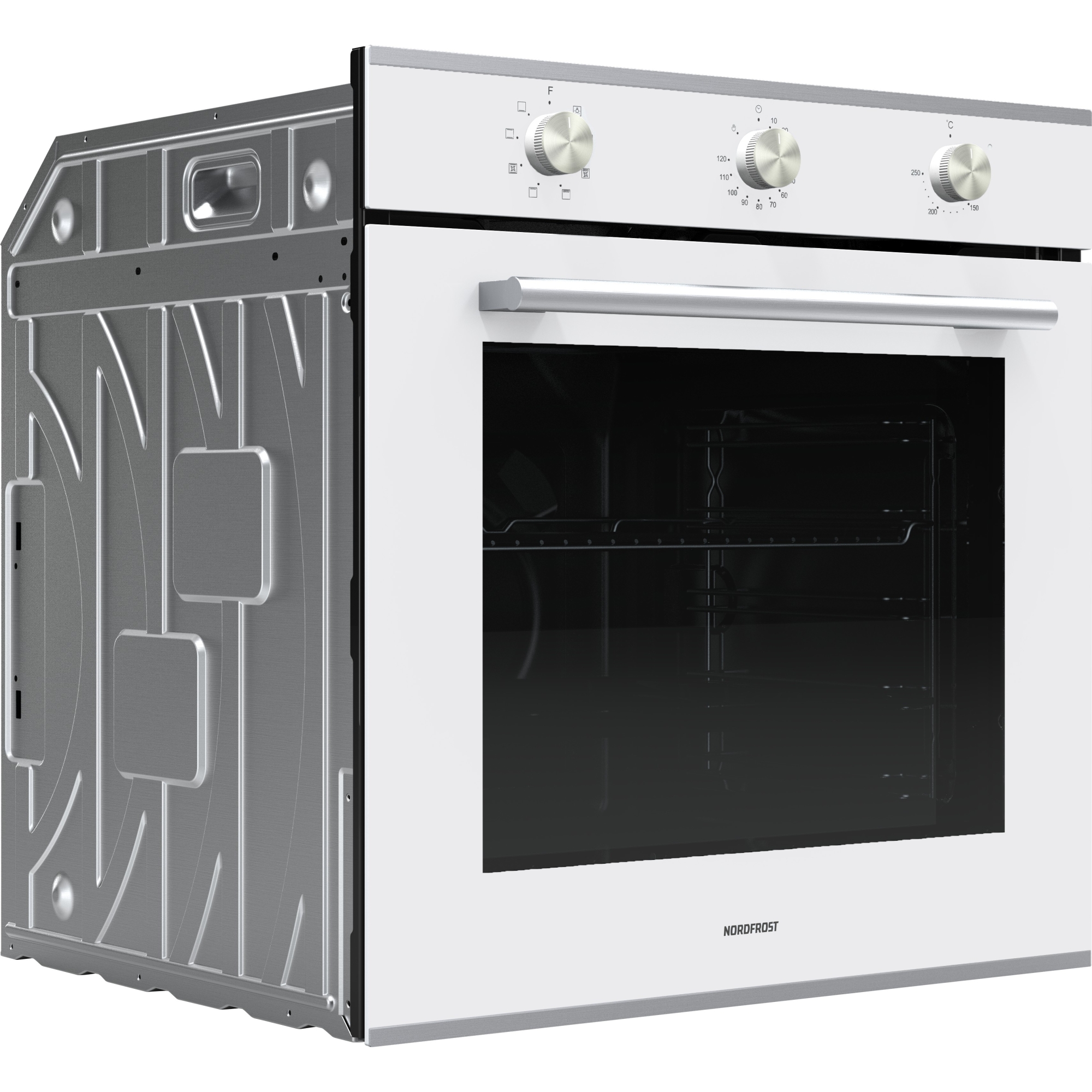 9173491 Электрический духовой шкаф NORDFROST HM 6080 W белый STDN-0029167 - Вид №1
