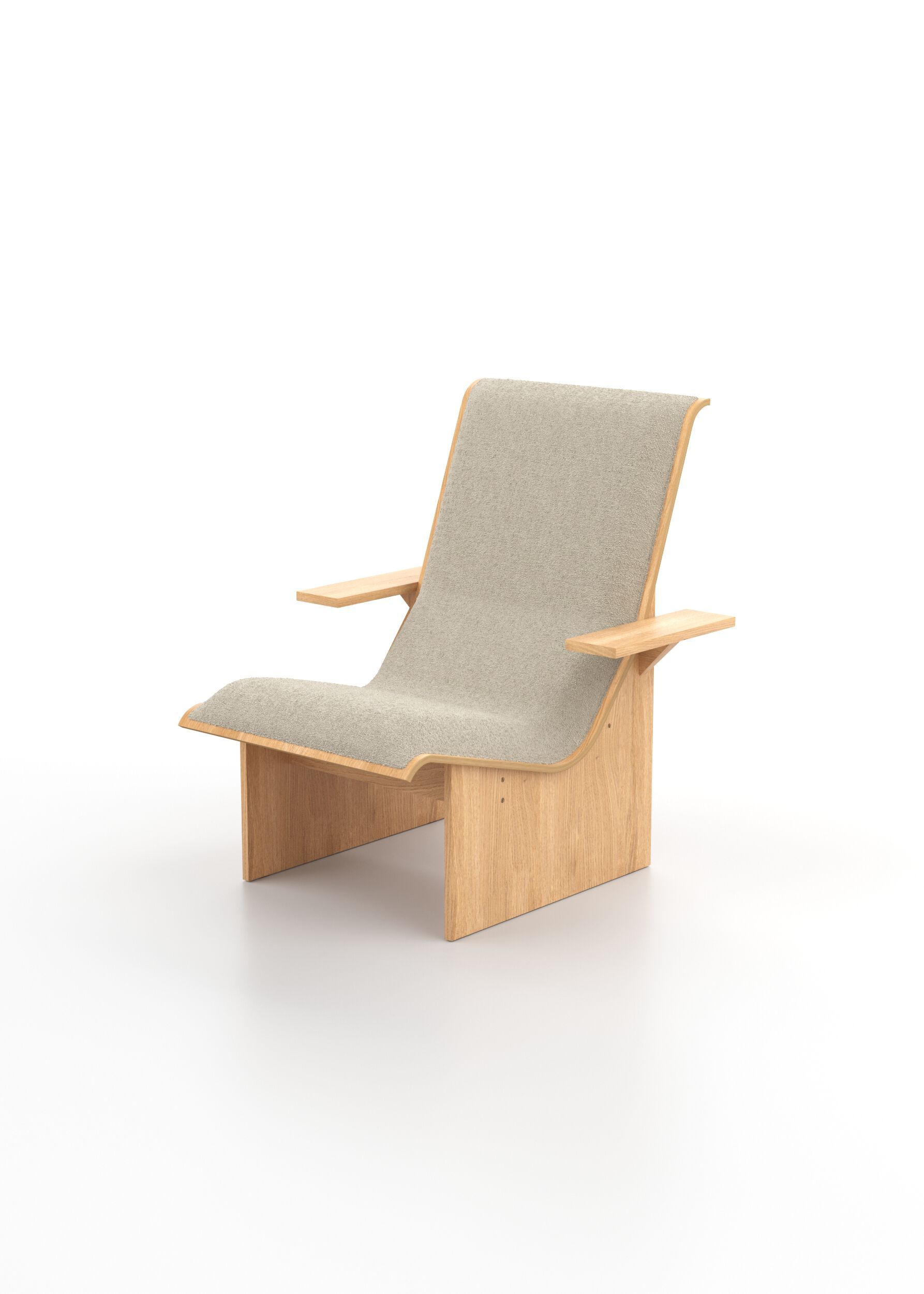 Деревянное кресло с подлокотниками Omelette Editions PORTA ARCH-00152453 - Вид №11