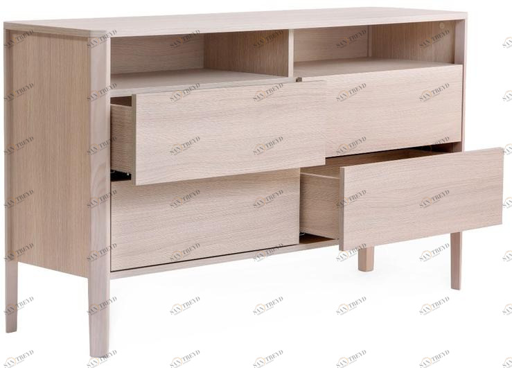 Woodman Комод из фанерованной древесины с ящиками Oslo 241215033332