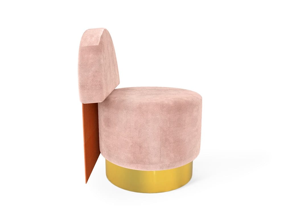 Мягкий стул для ресторана Essential Home Hollywood Glamour ARCH-00114951 - Вид №10