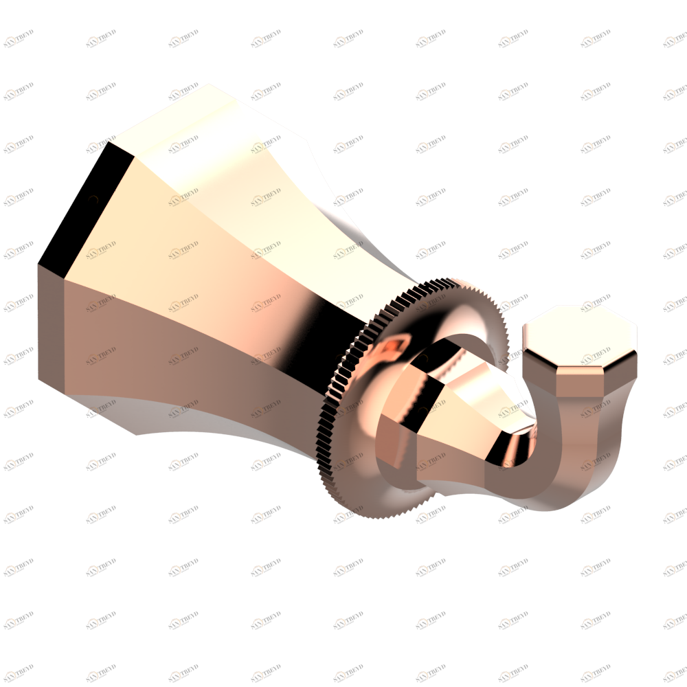 A57-517 Крючок для халатов одинарный Thg-paris Tradition Розовое золото A57-517 CAT.F