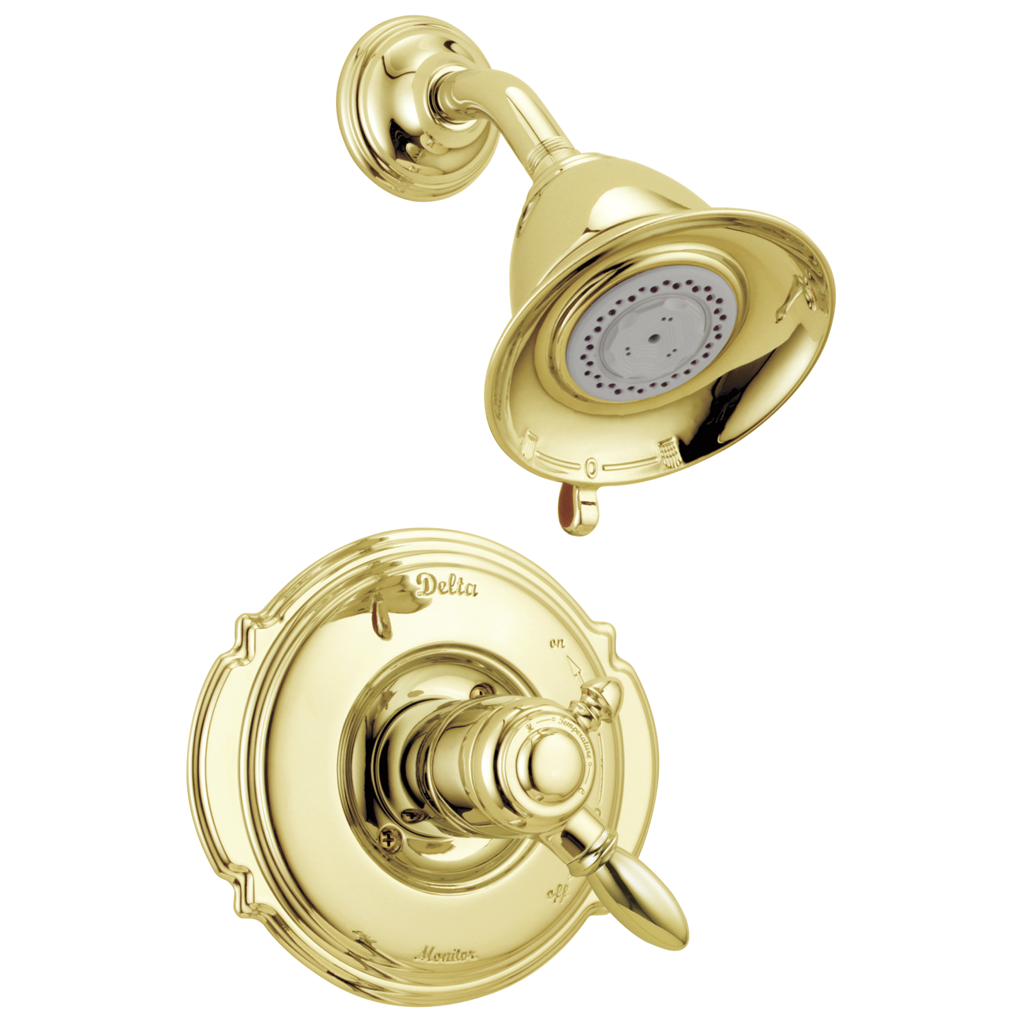 T17255-PB Облицовка для душа Monitor® серии 17 Delta Faucet Victorian Полированная латунь