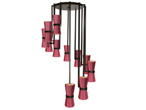 Металлический подвесной светильник ручной работы