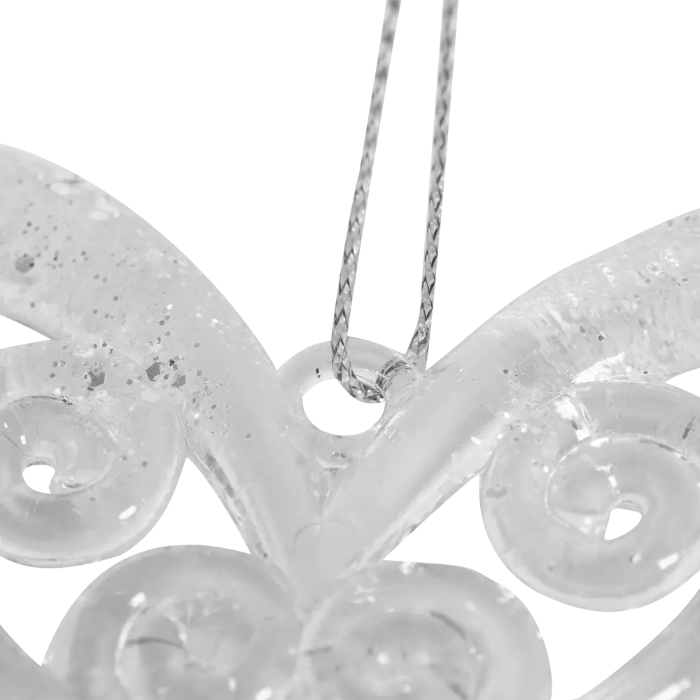 Ёлочное украшение «Сердце» 12 см, цвет белый Santreyd STLM-2028067 - Вид №2