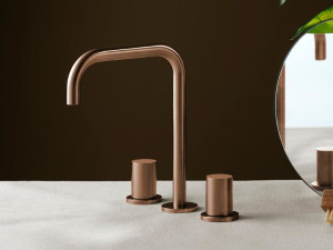 Смеситель для раковины из нержавеющей стали с 3 отверстиями