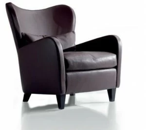 Marac Кожаное кресло с подлокотниками Portofino
