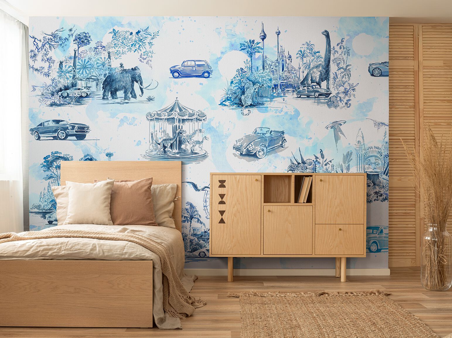 Carta da parati PVC free, eco-friendly, lavabile WallPepper LUNA PARK ARCH-00058437