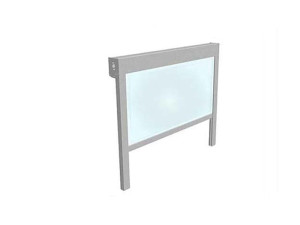 Навес с откидным верхом с боковыми направляющими