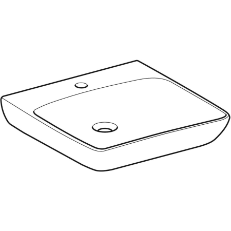 258557000 Раковина Geberit Renova Comfort, безбарьерная Geberit  - Вид №11