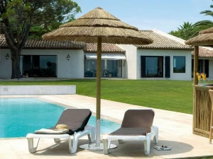 AFRICA STYLE Круглый зонт в трости из натуральной головы Greneer outdoor Kbr200_c