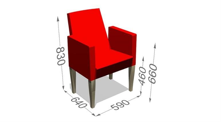 Кресло с подлокотниками Inno C. d ARCH-00126518 - Вид №2