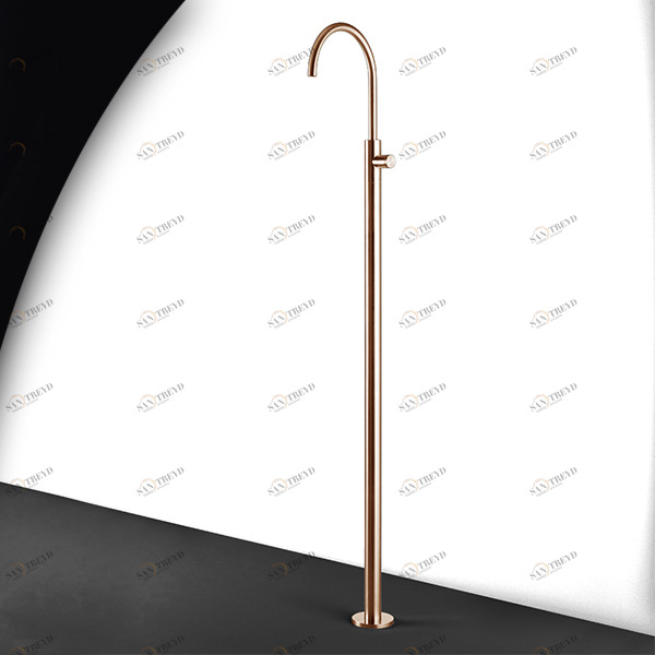 Смеситель для раковины HIRO HIR15R розовое золото Radomonte