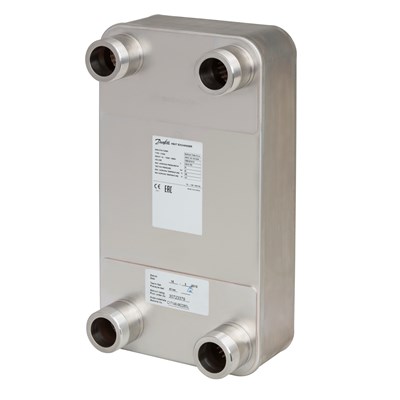 Danfoss Паяный пластинчатый теплообменник серии XB52M-2 XB52M-2-40/40PN25 Паяный ТО G2 004H4544 