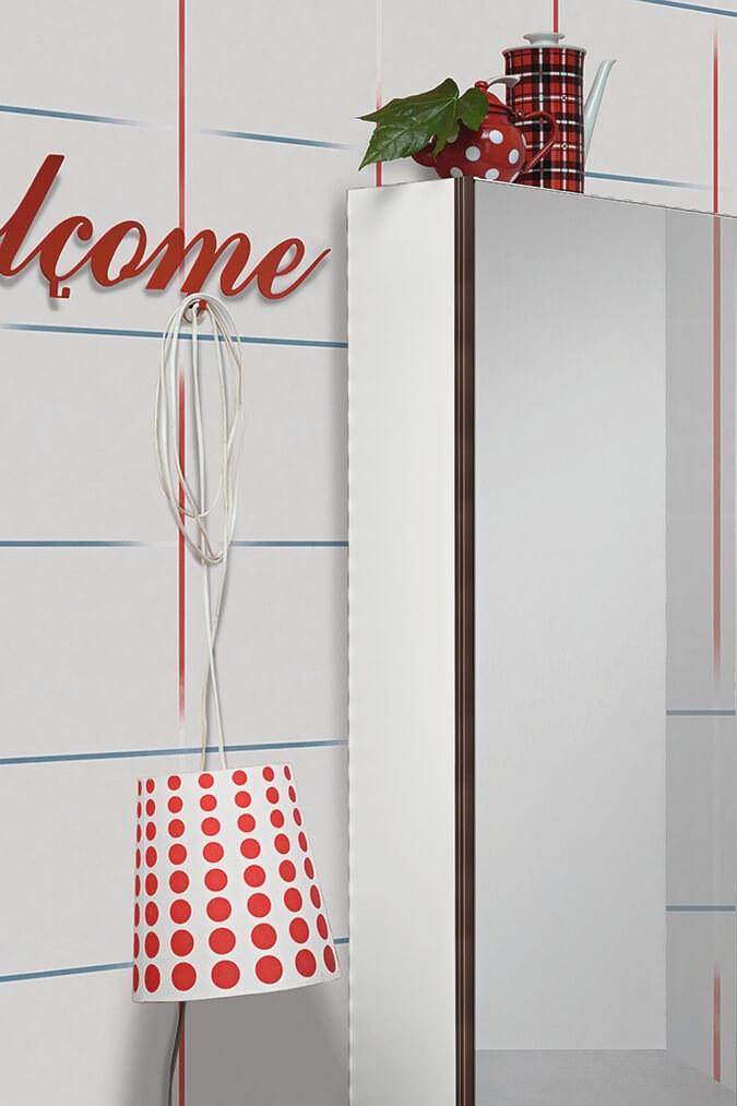 Birex Обувной шкаф подвесной с лакированной дверцей Welcome sun-id-1430616 - Вид №1