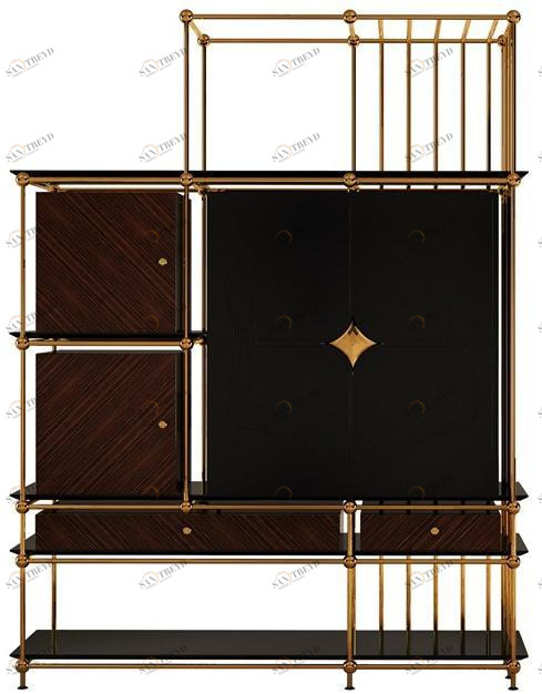 Porustudio Комод из фанерованной древесины с распашными дверцами Vegas sun-id-1471081