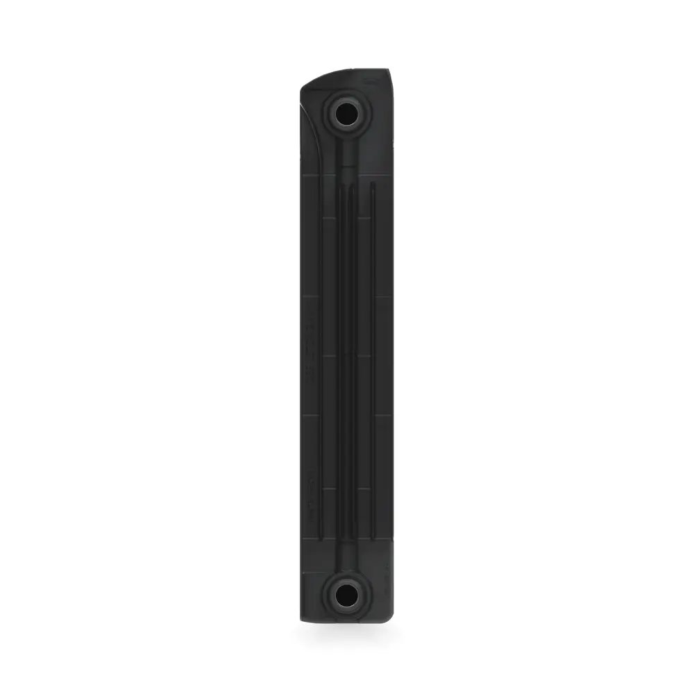 Радиатор секционный Rifar Monolit M50012RAL9005 500/100 12 секций боковое подключение биметалл черный STLM-2130094 - Вид №2