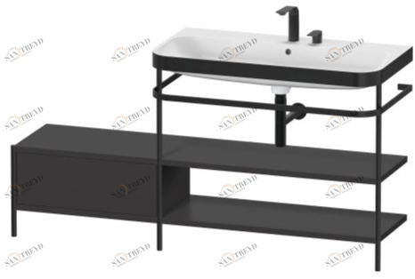 Hp4748 e/n/o/t Напольная раковина стоящая овальная Duravit Happy D.2 Plus