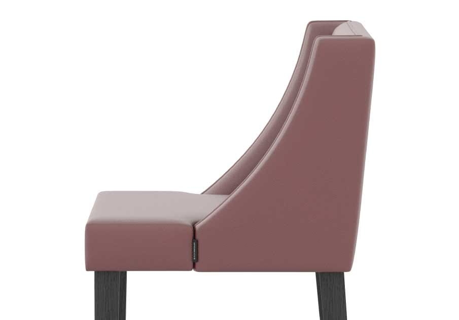 Высокий кожаный стул со спинкой Stylish Club ARCH-00073311 - Вид №3