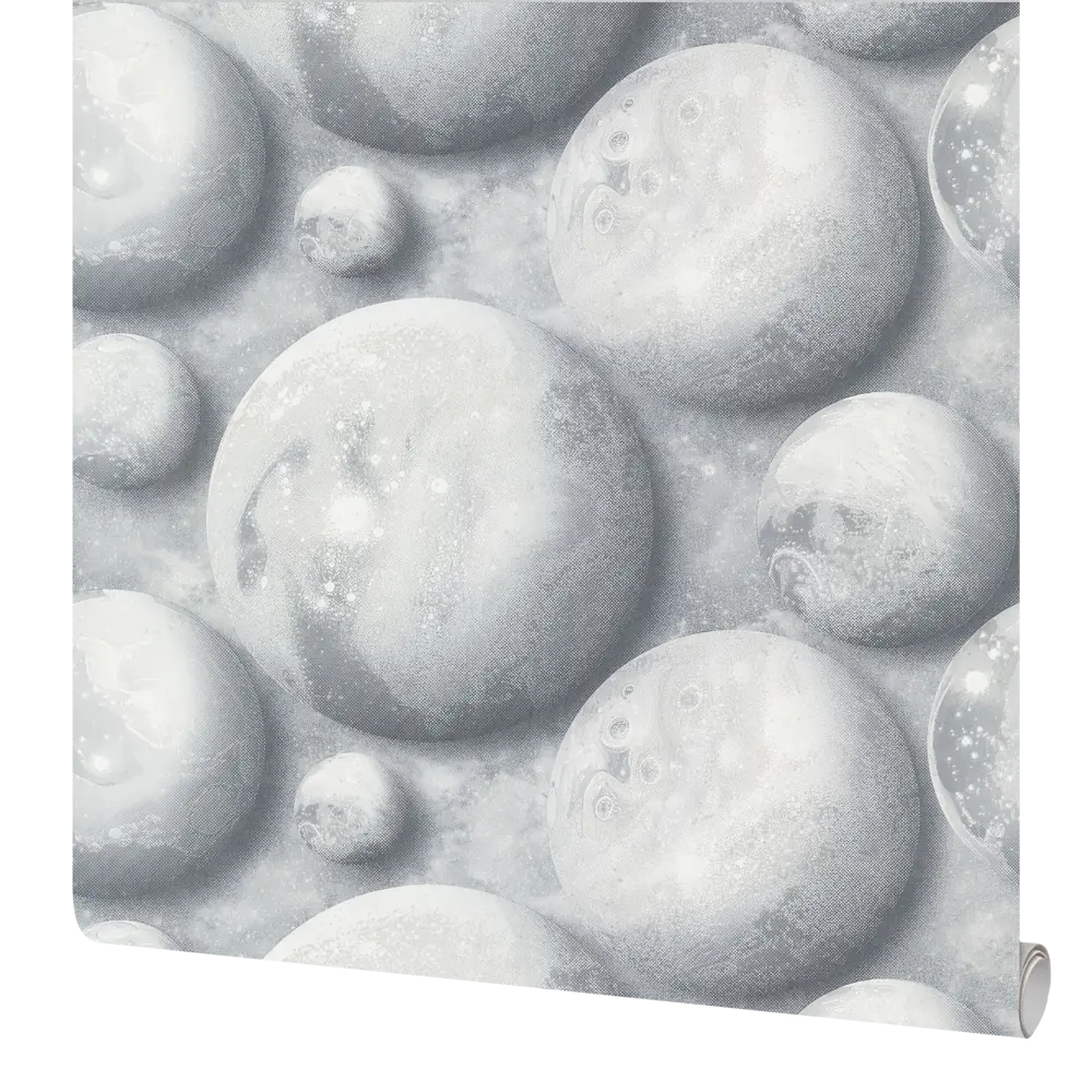 Обои флизелиновые Walldecor Exclusive Космо серые 1.06 м 35079-14 89401945 STLM-2168054
