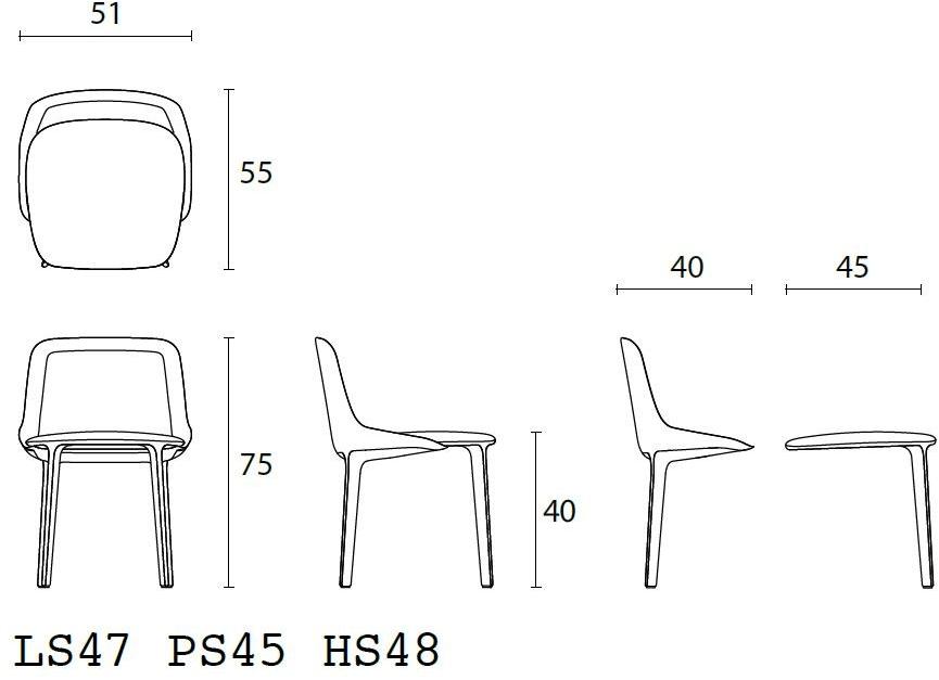 Casamania & Horm Мягкое кресло из ткани или кожи Lepel sun-id-1448590 - Вид №13