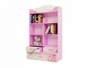 Стеллаж широкий ABC-KING Princess розовый