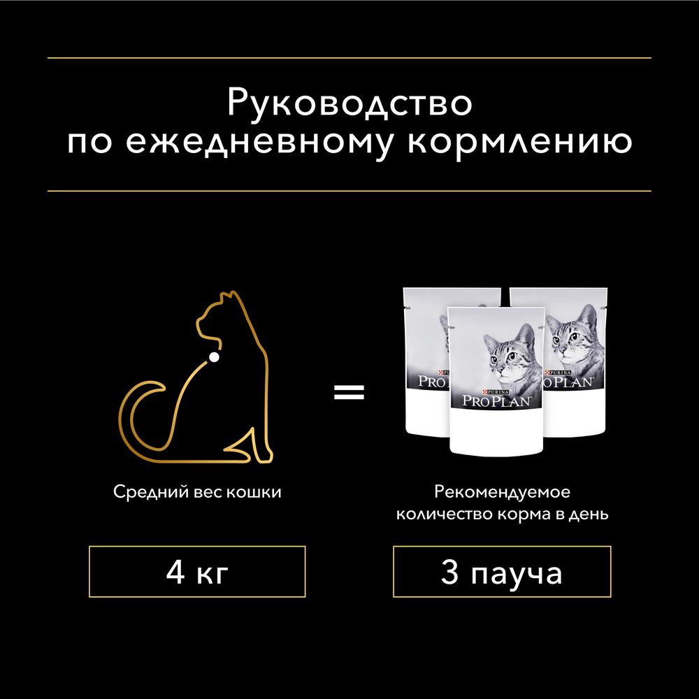 ПР0037489 Корм для кошек NutriSavour для живущих дома, вкусные кусочки с индейкой, в желе, пауч 85 г Pro Plan  - Вид №5