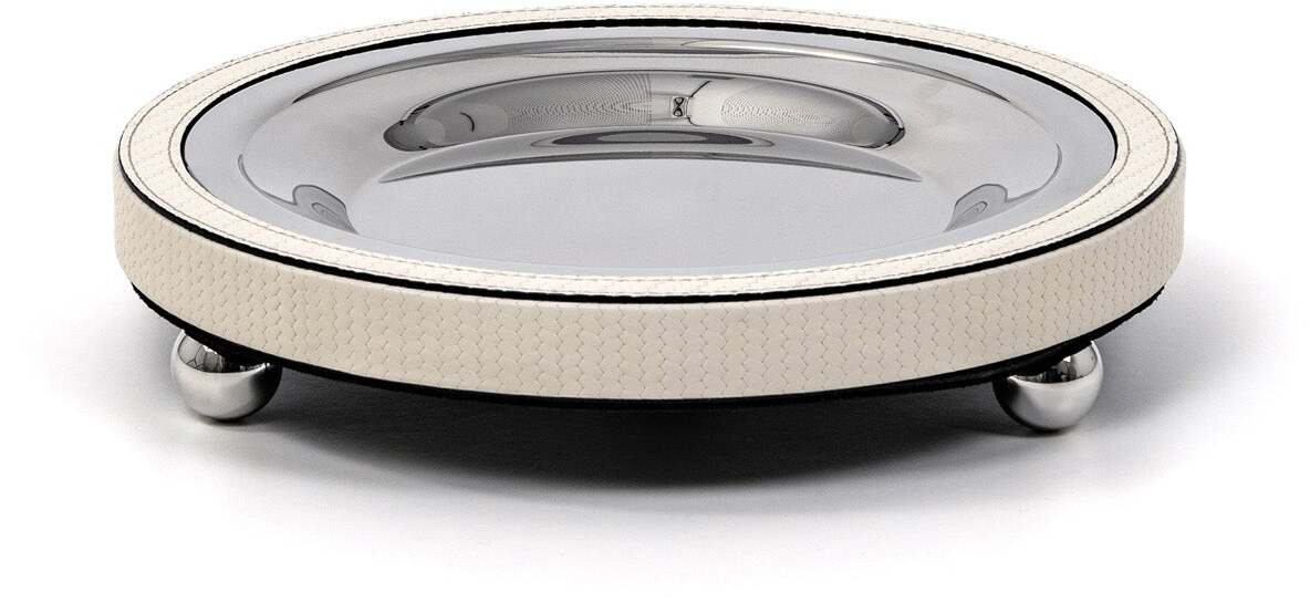 Подставка для фруктов Zoe - Ø 26,5XH5 см / зернистая кожа_earth