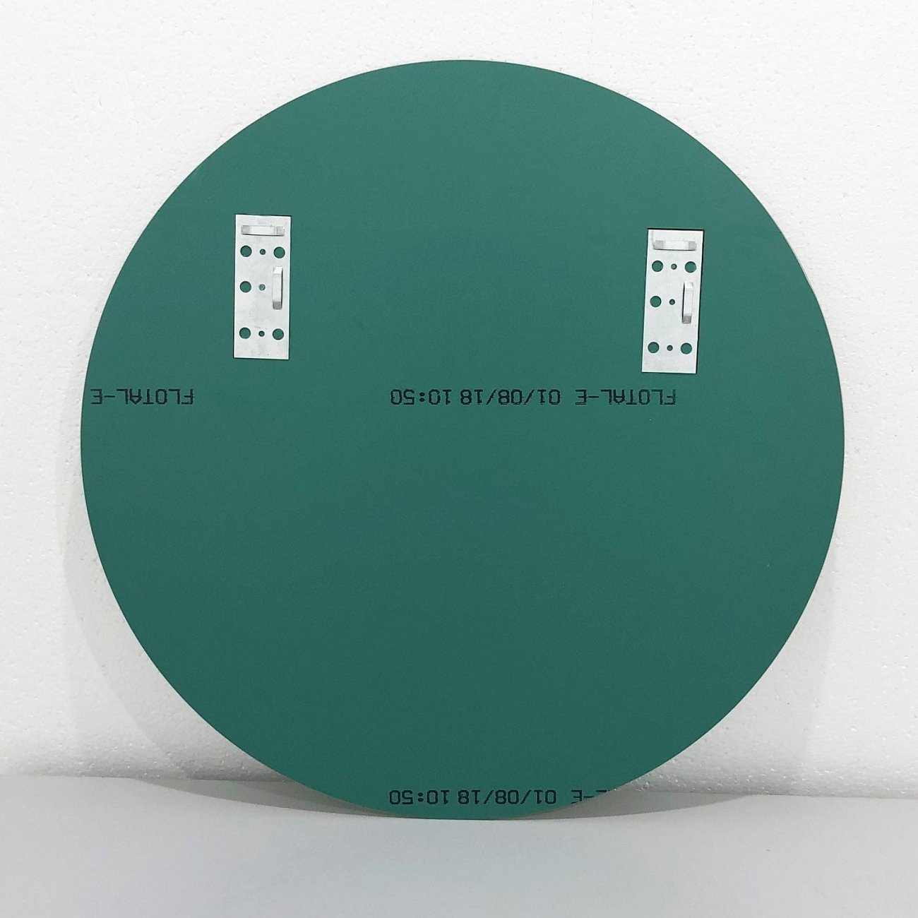 Зеркало круглое с белым принтом "Спэл" GRAUM ДИЗАЙНЕРСКИЕ 304133 Зеркальный  - Вид №2