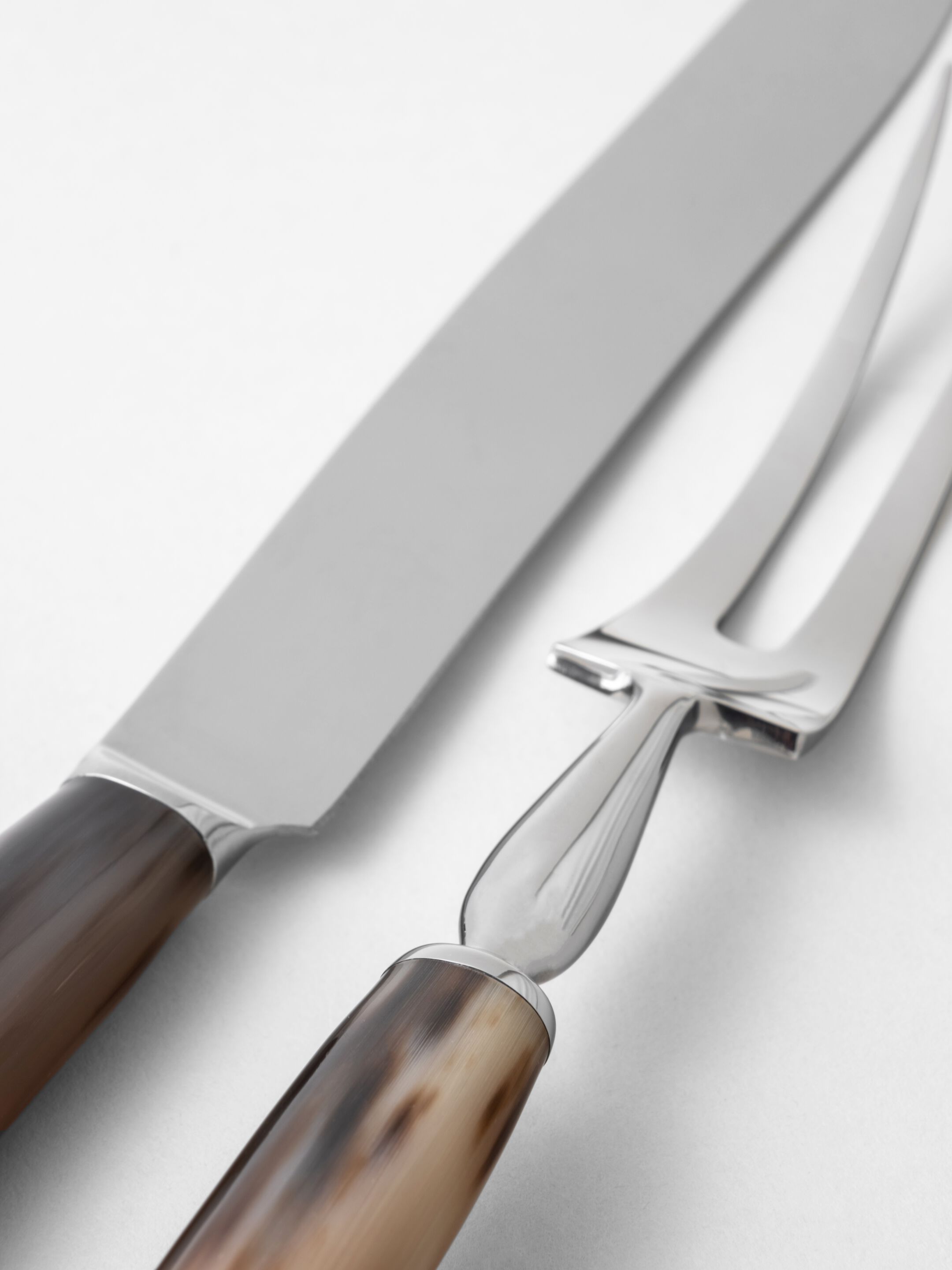 Набор столовых приборов для жареного рога и нержавеющей стали Zanchi 1952 Natural ARCH-00053829 - Вид №1