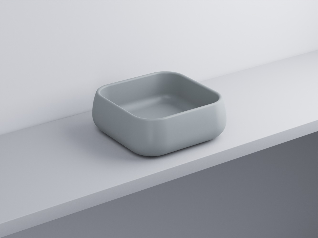 SHLAA40-BR Раковина накладная прямоугольная 40 cielo Shui Ceramica Cielo