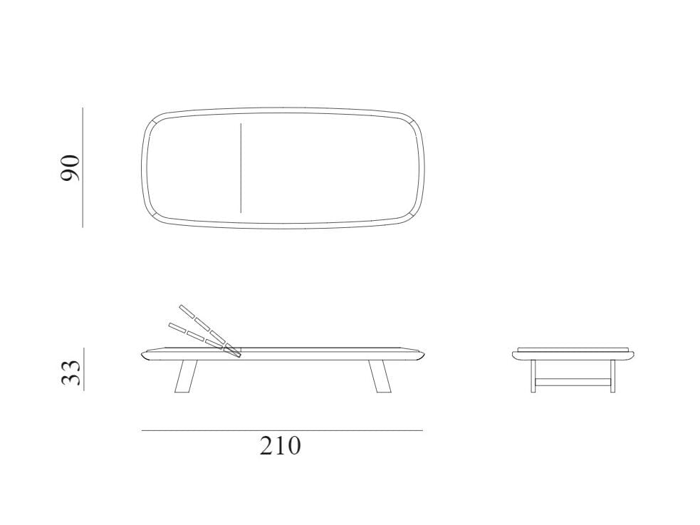 Садовая кровать из красного дерева Exteta 10th ARCH-00078909 - Вид №5