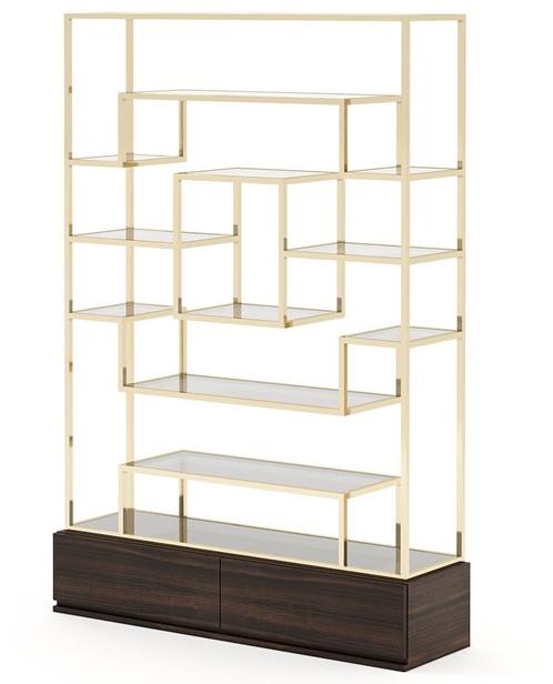 Laskasas Открытый книжный шкаф с ящиками sun-id-1498641 - Вид №3