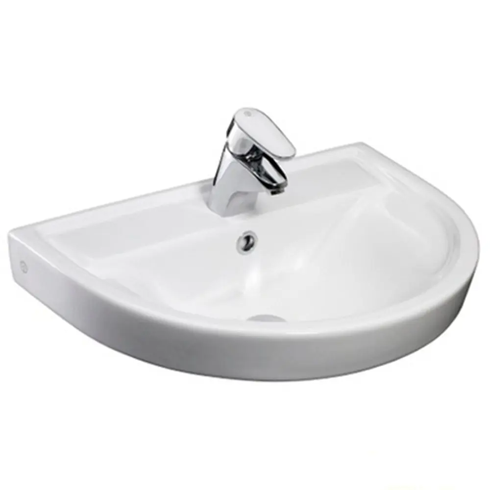 Раковина Nordic New с отверстием под смеситель белая,  60x45 см Gustavsberg STLM-2052941