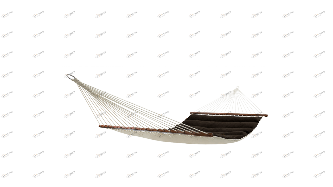 Гамак подвесной с перекладинами Wave Arabica IMPEX CREATIVE 040314 Белый 