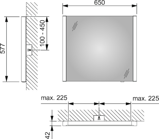 14296002500 Зеркало с подсветкой KEUCO Royal Reflex.2 - Вид №5