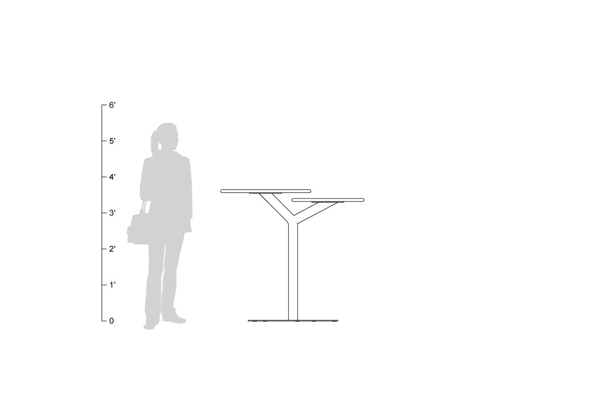 FSRT129 Стол для бистро  Forms-surfaces  - Вид №4