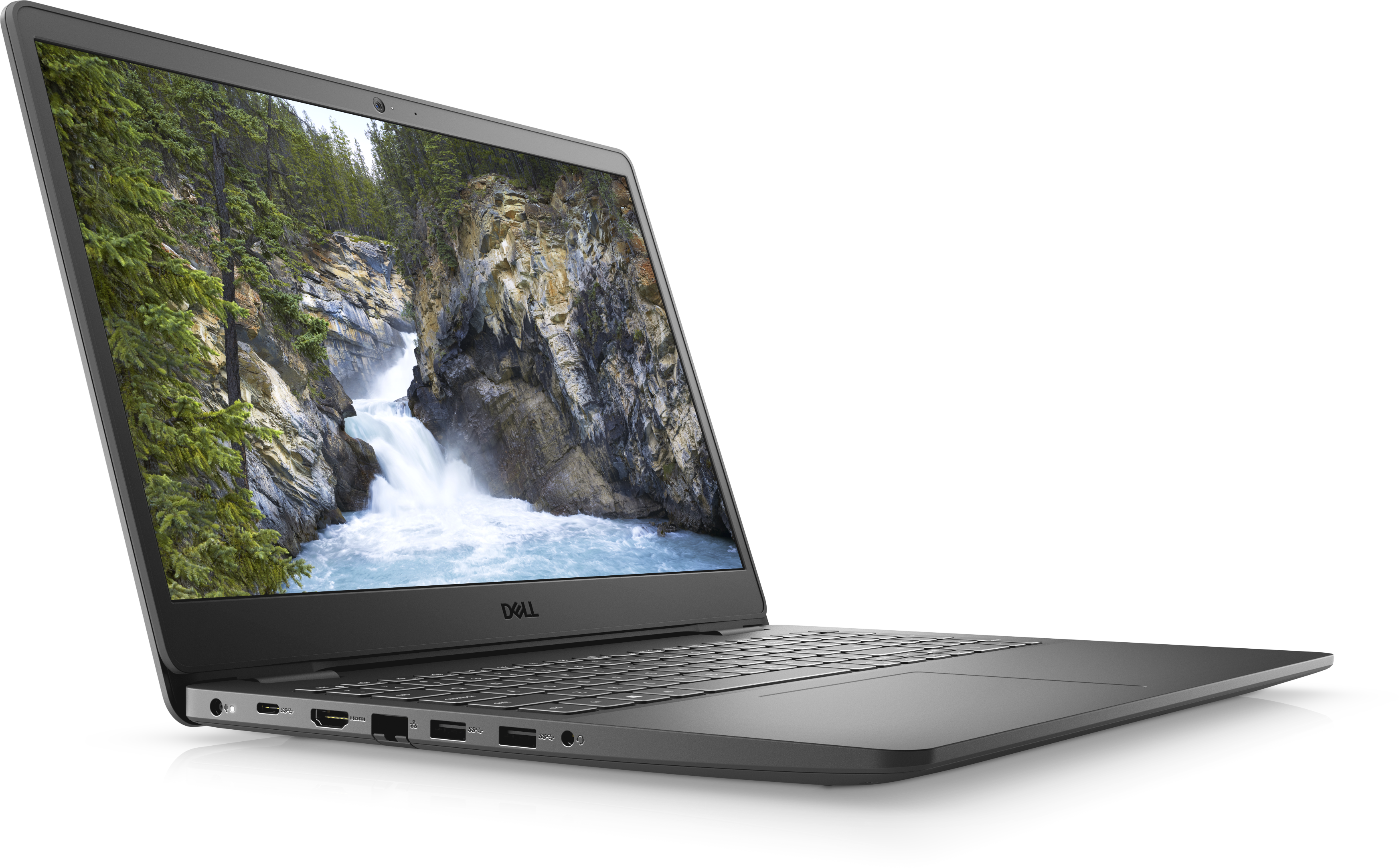 3500-6206 vostro 3500 15.6"(1920x1080 (матовый) wva)/intel core i7 1165g7(2.8ghz)/16384mb/512ssdgb/nodvd/int:intel iris xe graphics/cam/bt/wifi/war 1y/1.78kg/black/ win 10 home Dell Santreyd  - Вид №3