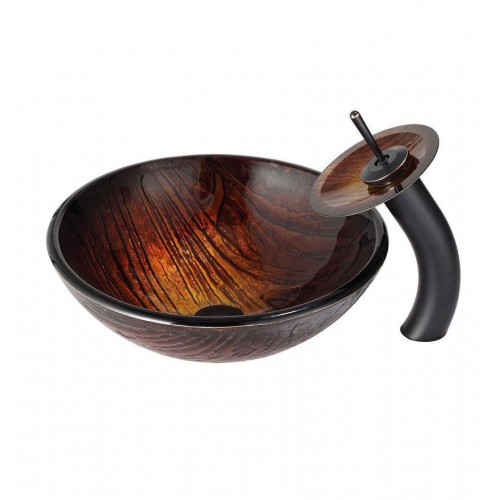 C-GV394-19mm-KGW1700 Накладная раковина на столешницу  прямоугольная Krausru  - Вид №4