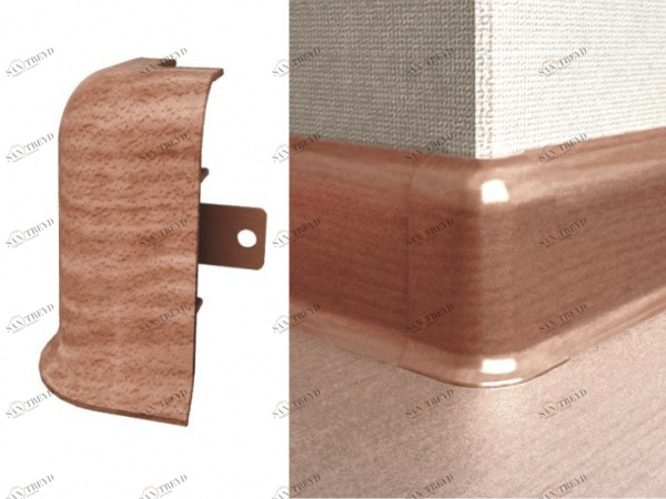 Угол наружный с текстурой 140 Вишня виньола (2 шт) RICO LEO 2541333