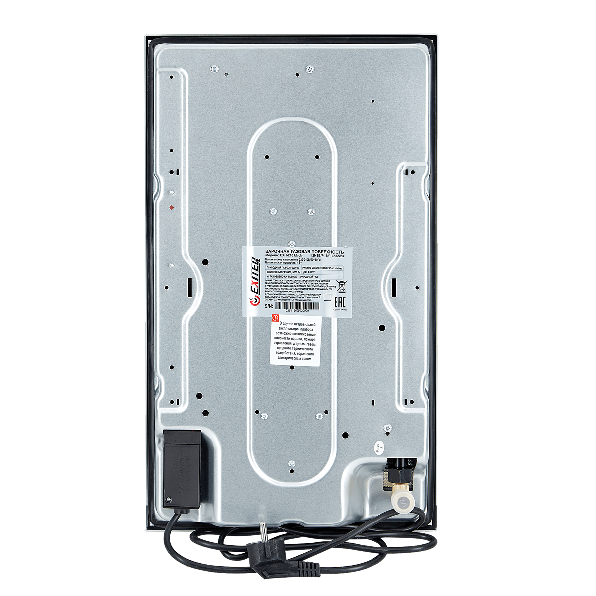 9283391 Газовая варочная поверхность EXITEQ EXH-210 black STDN-0001571 - Вид №7