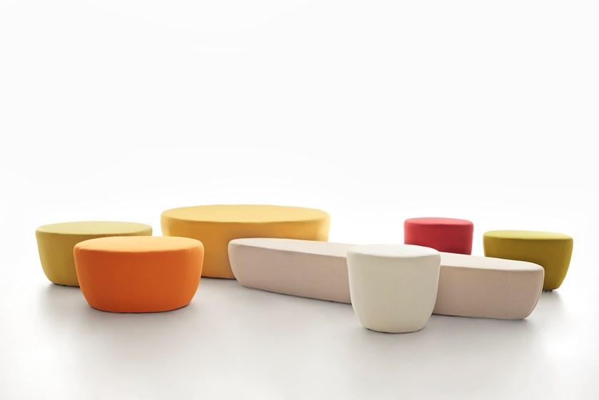 Manerba Пуф из овальной ткани с обивкой sun-id-1422843 - Вид №3